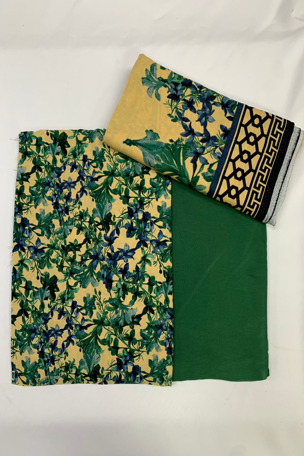 D5 Unstitched Ladies Printed Viscose 3pc Suit
