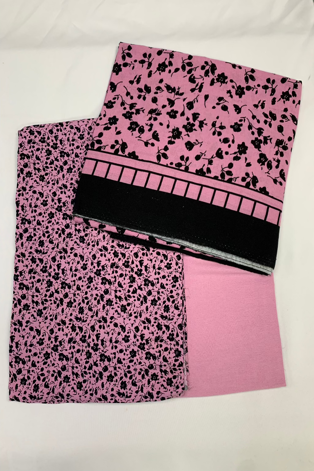D6 Unstitched Ladies Printed Viscose 3pc Suit