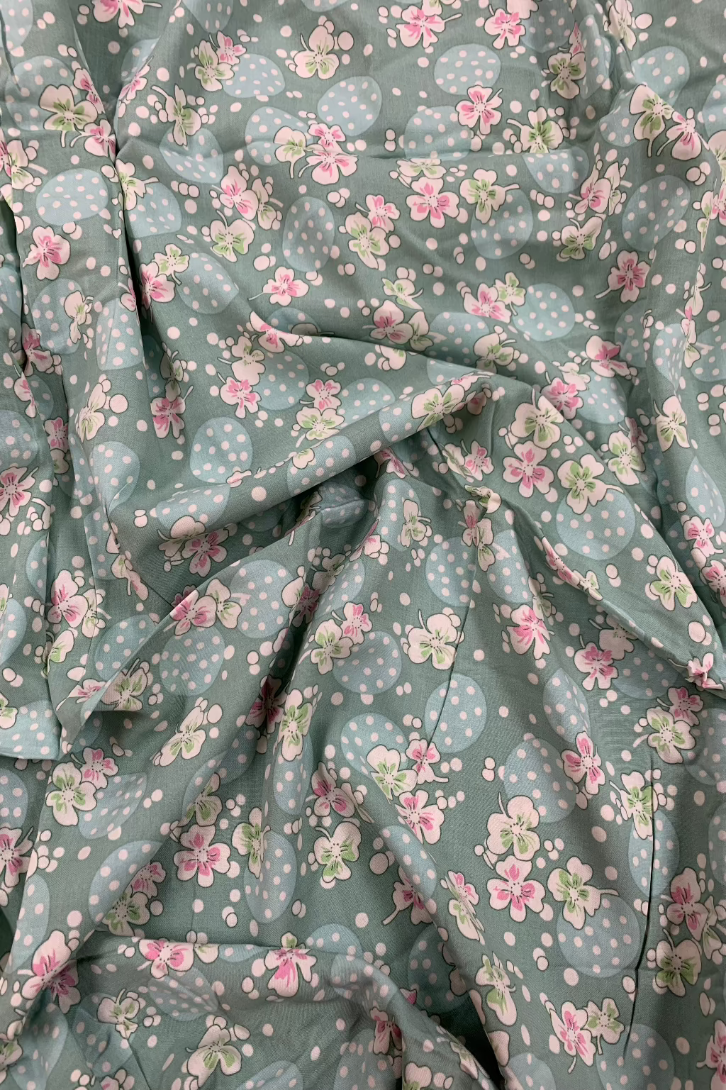 Printed Loose Viscose Dress Fabric 4 Metres