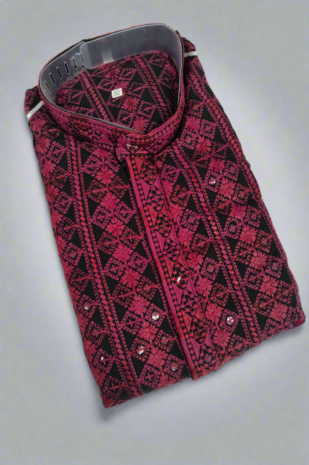 Men's Embroidery Fashion Kurta & Trouser