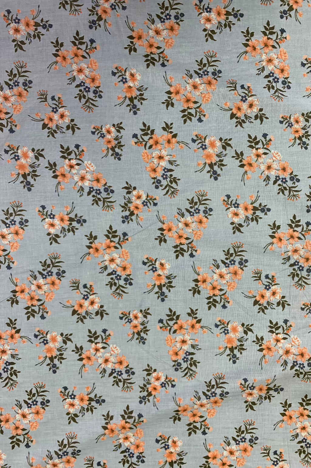D58 Ditsy Floral Printed Polycotton Loose Fabric Per Metre