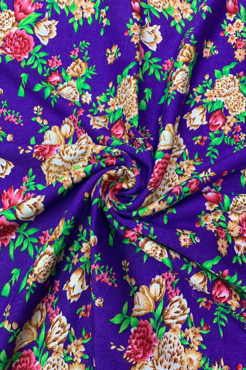 Printed Loose Viscose Dress Fabric 4 Metres - Summer Prints