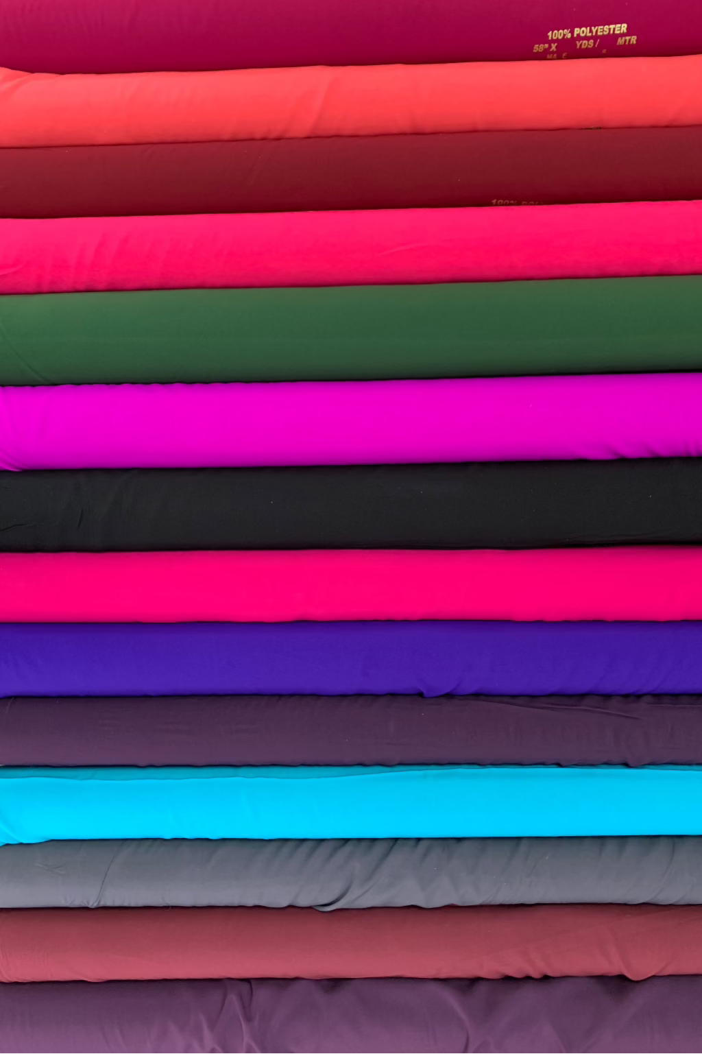 Plain Polyester Loose Abaya Fabric Per Metre
