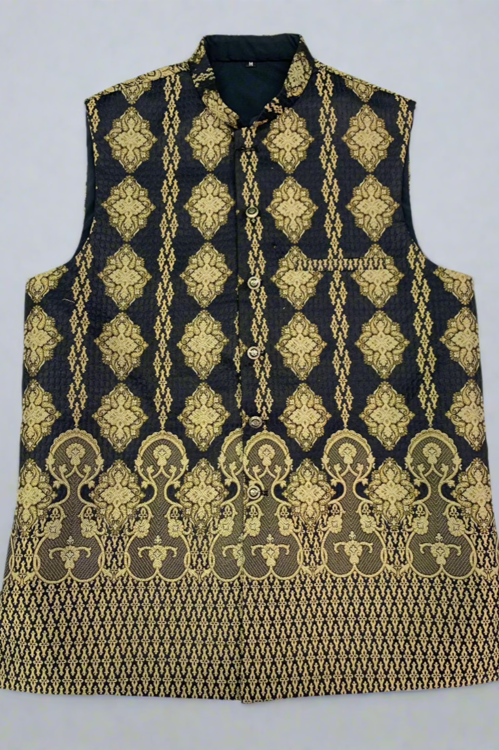 MW3 Men's Fashion Banarsi Waistcoat