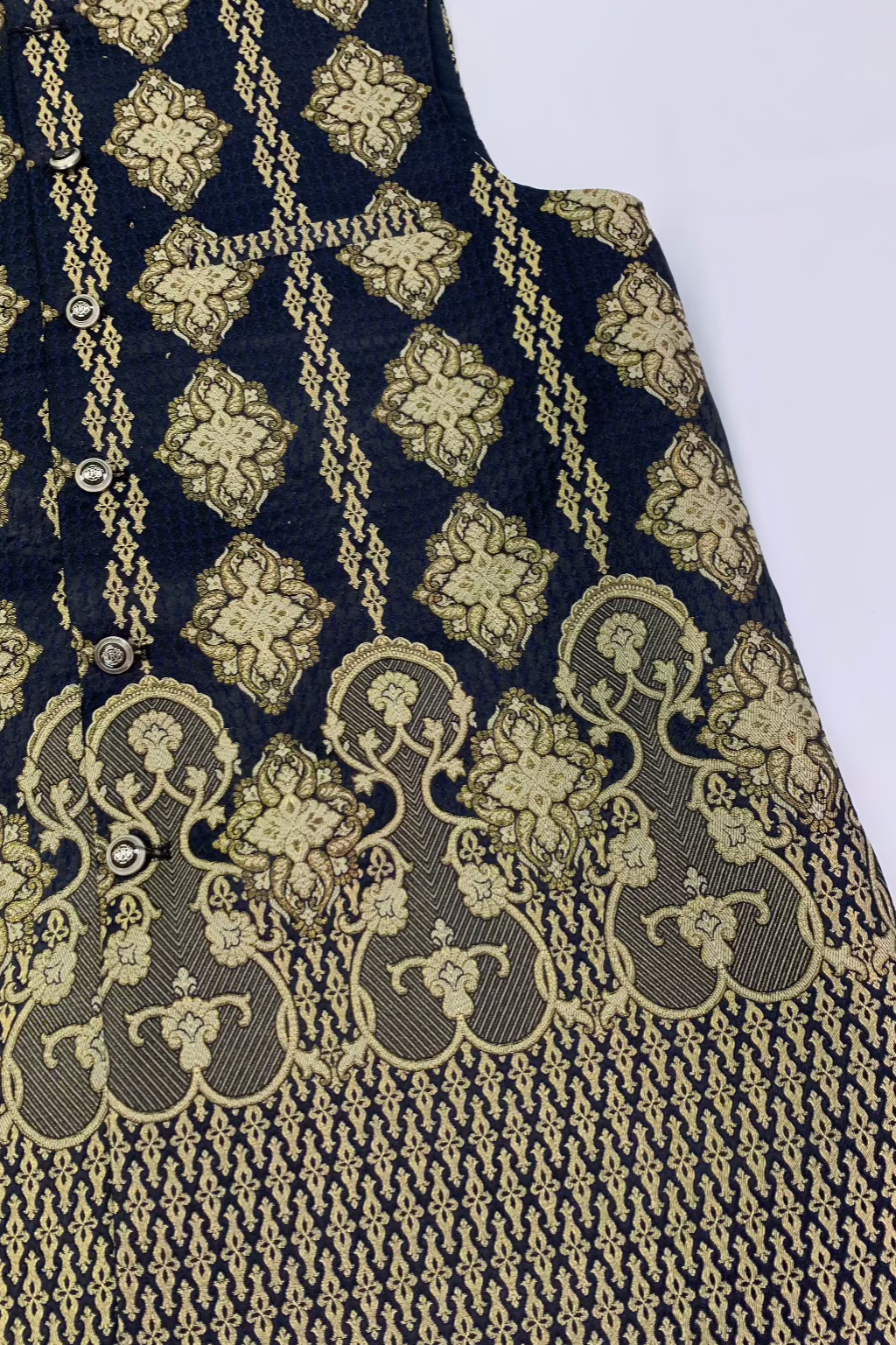 MW3 Men's Fashion Banarsi Waistcoat