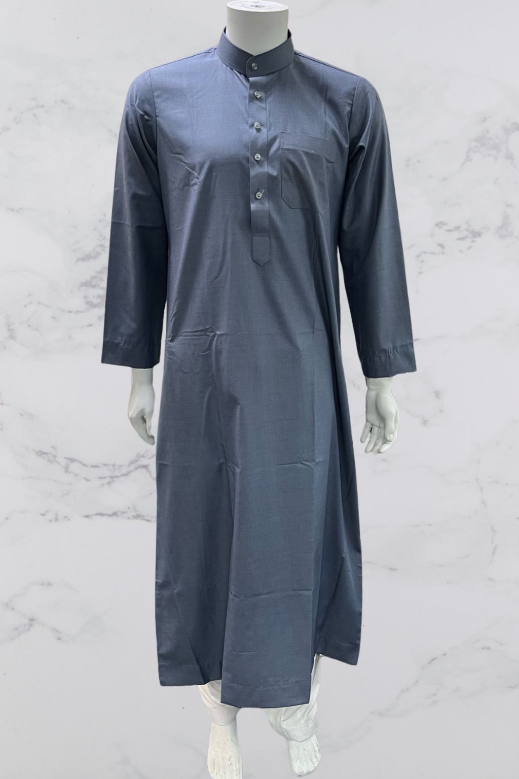 Men's Classic Grey Saudi Style Thobe