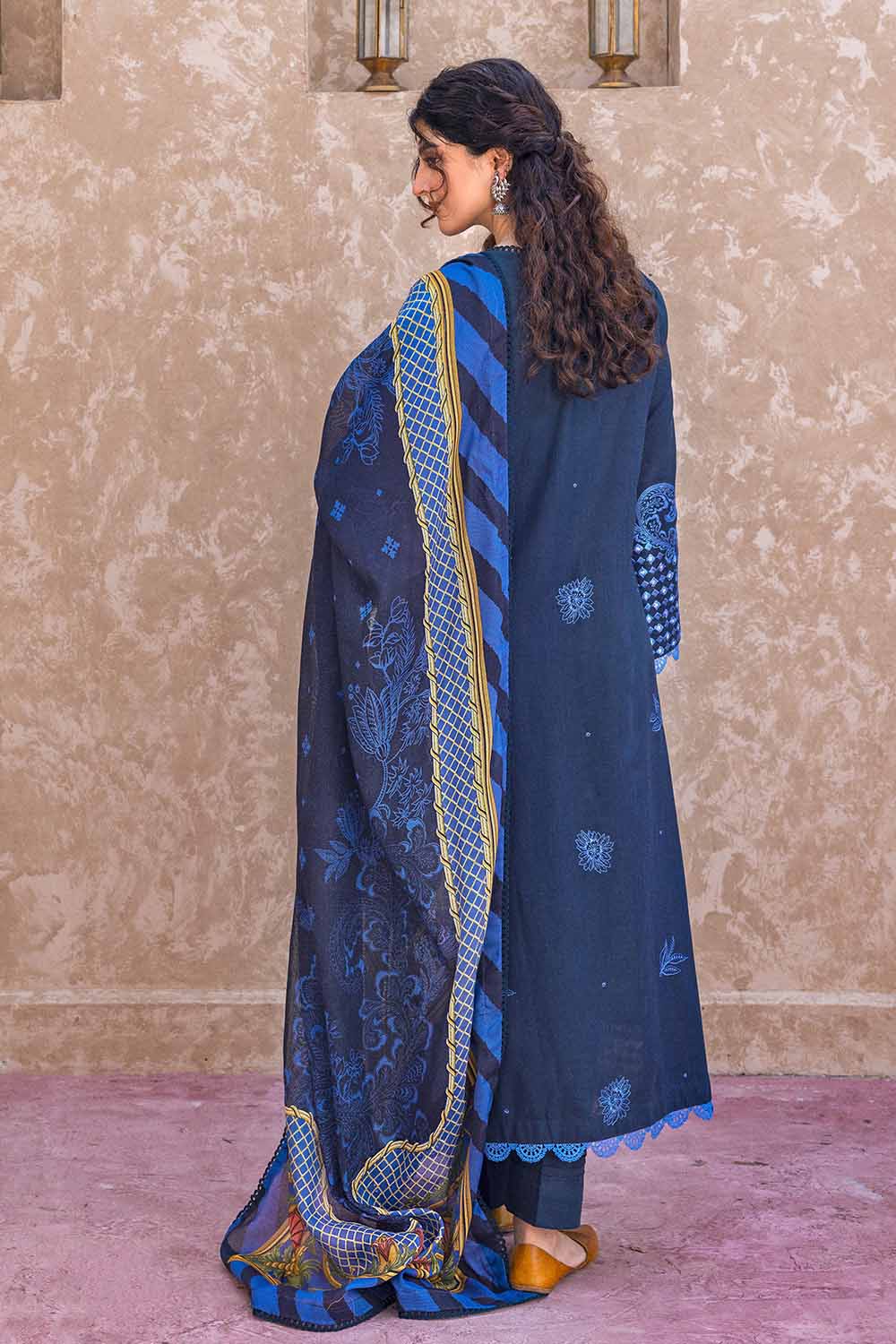Unstitched Digital Printed Salwar Kameez Suit Gul Ahmed CN-32040