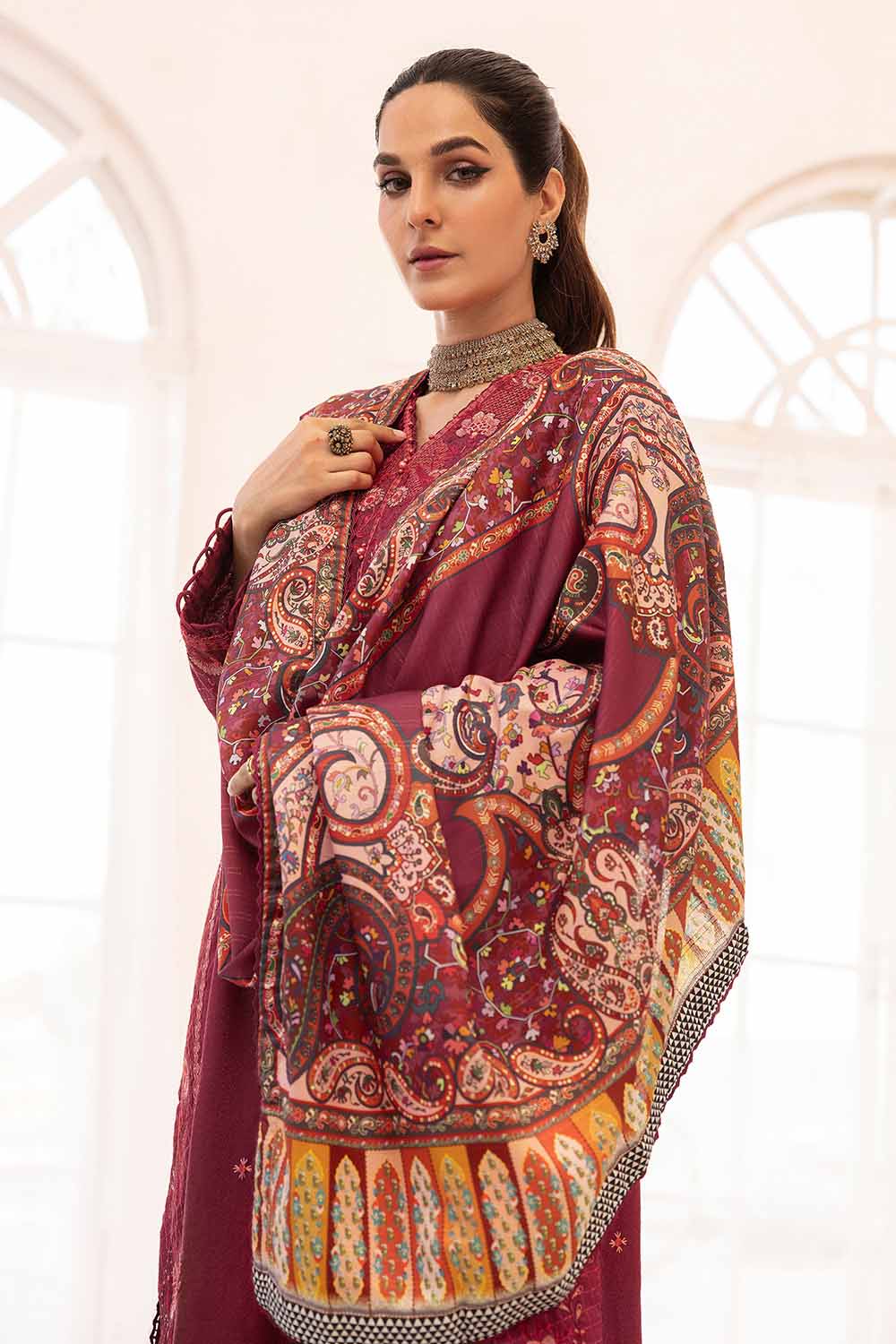 Unstitched Digital Printed Twill Salwar Kameez Suit Gul Ahmed AP-32014