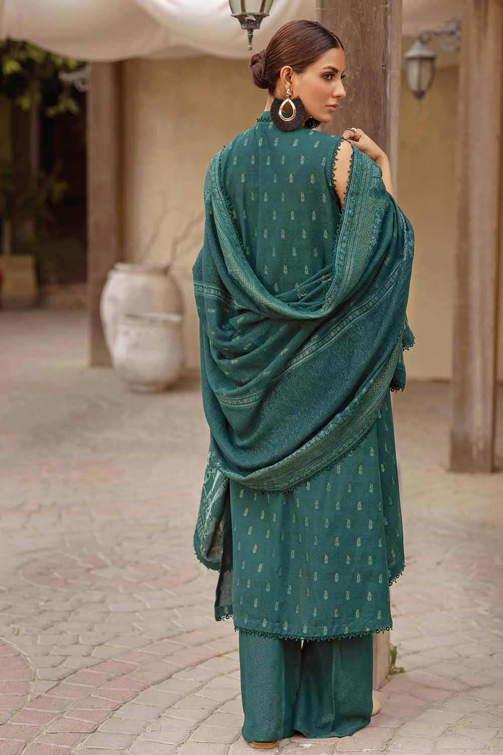 Unstitched Karandi Salwar Kameez Suit Gul Ahmed MJ-32068