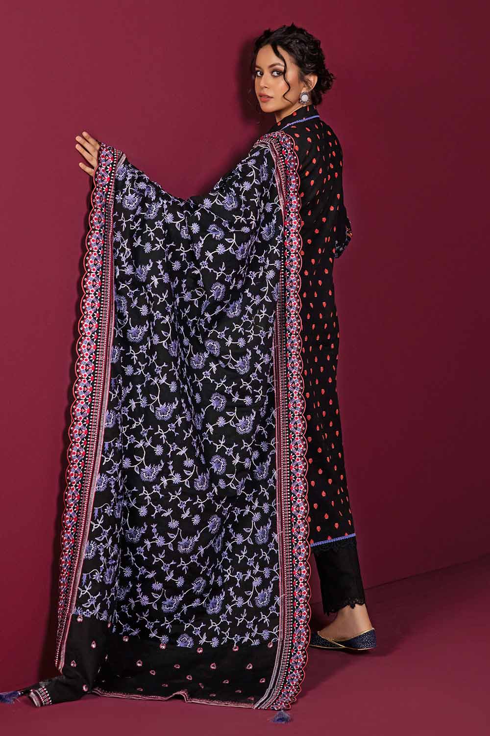 Unstitched Printed Salwar Kameez Suit Gul Ahmed K-32030