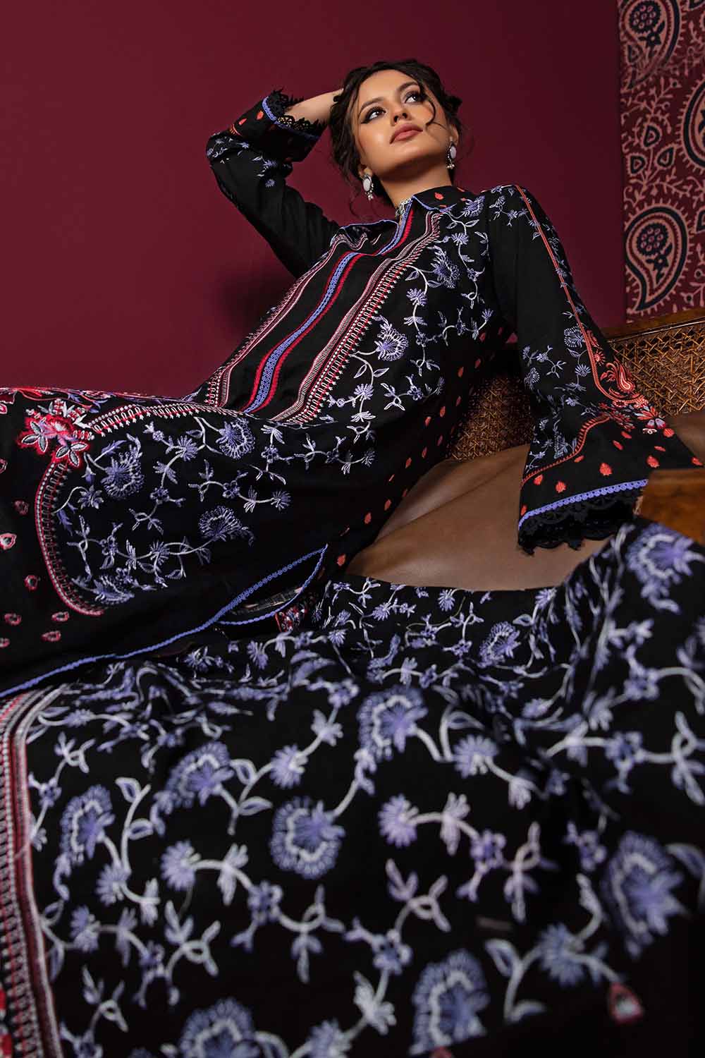 Unstitched Printed Salwar Kameez Suit Gul Ahmed K-32030