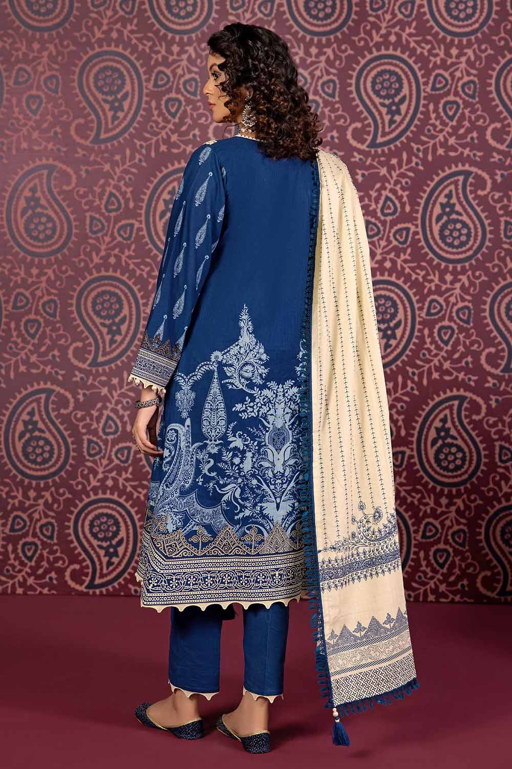 Unstitched Printed Salwar Kameez Suit Gul Ahmed K-32041