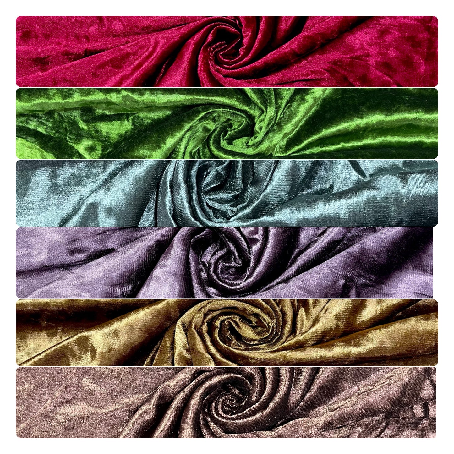 D5 Crushed Velvet Dress Fabric 3.5 Metres