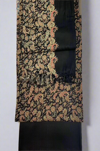 405 Unstitched Ladies Paisley Print Alpine 3pc Warm Suit