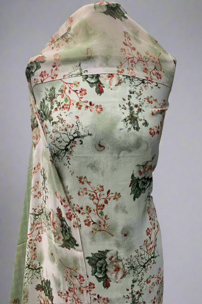 5960 Georgette & Chiffon Floral Print 3pc Unstitched Suit