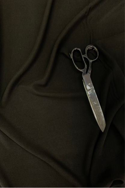 Plain Polyester Loose Abaya Fabric Per Metre