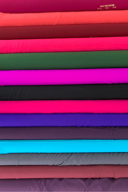 Plain Polyester Loose Abaya Fabric Per Metre