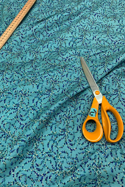 Quality Printed Loose Viscose Dress Fabric 4 Metres