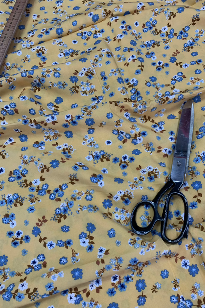 Quality Printed Loose Viscose Dress Fabric 4 Metres