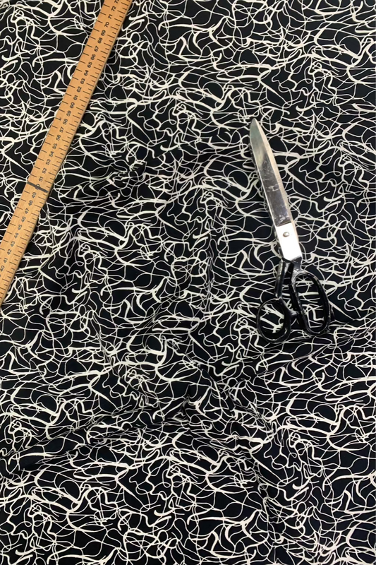 Printed Loose Viscose Dress Fabric 4 Metres