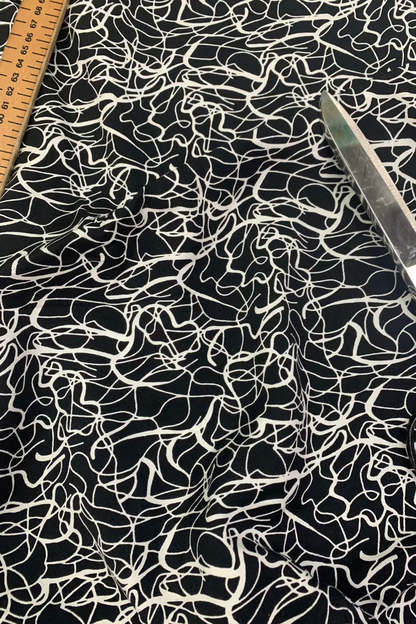 Printed Loose Viscose Dress Fabric 4 Metres