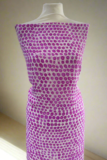 Unstitched Printed 2pc Chiffon and Polyester Suit