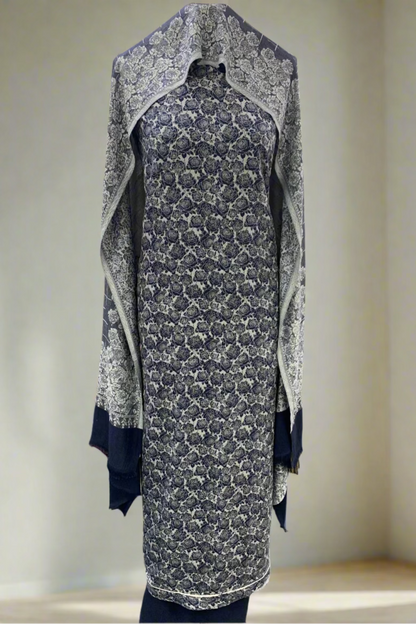 Floral dress on a mannequin in a store setting