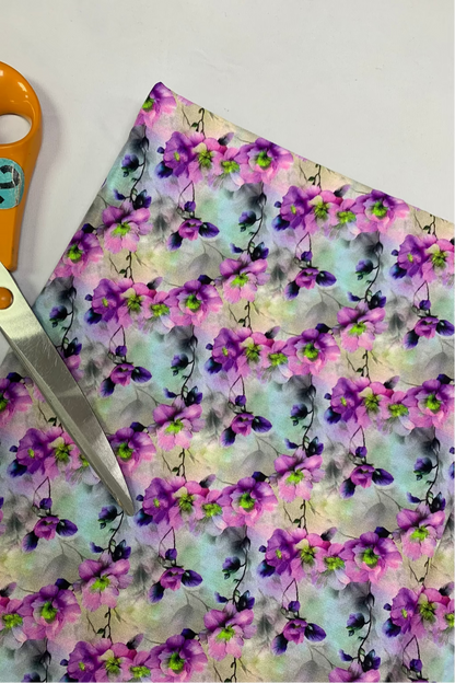 Printed Loose Viscose Dress Fabric Pre-cut 4 Yards (Spring 26 Collection)