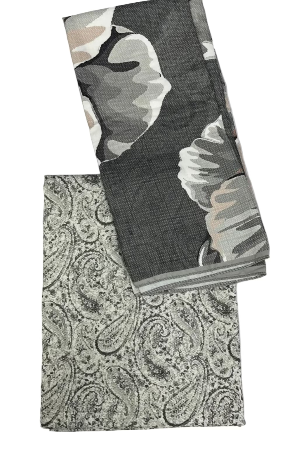 M24 Paisley Print Unstitched 3pc Marina Suit