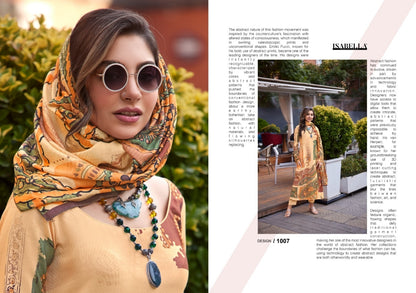 MONALISA Digital Floral Design Collection Pashmina Salwar Kameez 3pcs