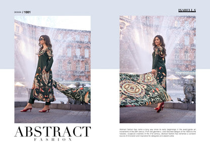 MONALISA Digital Floral Design Collection Pashmina Salwar Kameez 3pcs