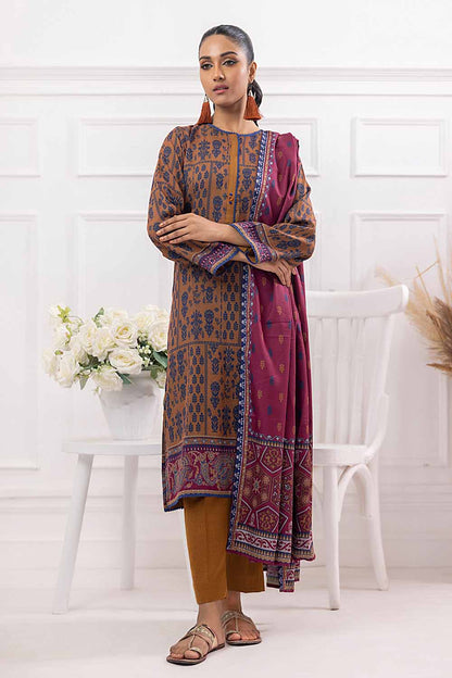 Printed Dhanak Salwar Kameez Suit Gul Ahmed WNS-32175 B
