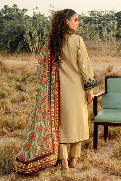 Unstitched Digital Printed Cotton Net Salwar Kameez Suit Gul Ahmed CD-32005