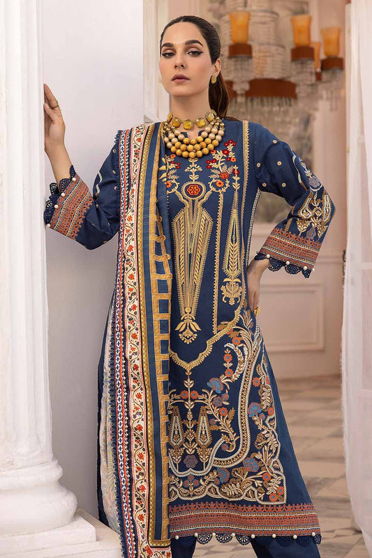 Unstitched Digital Printed Salwar Kameez Suit Gul Ahmed AP-32033