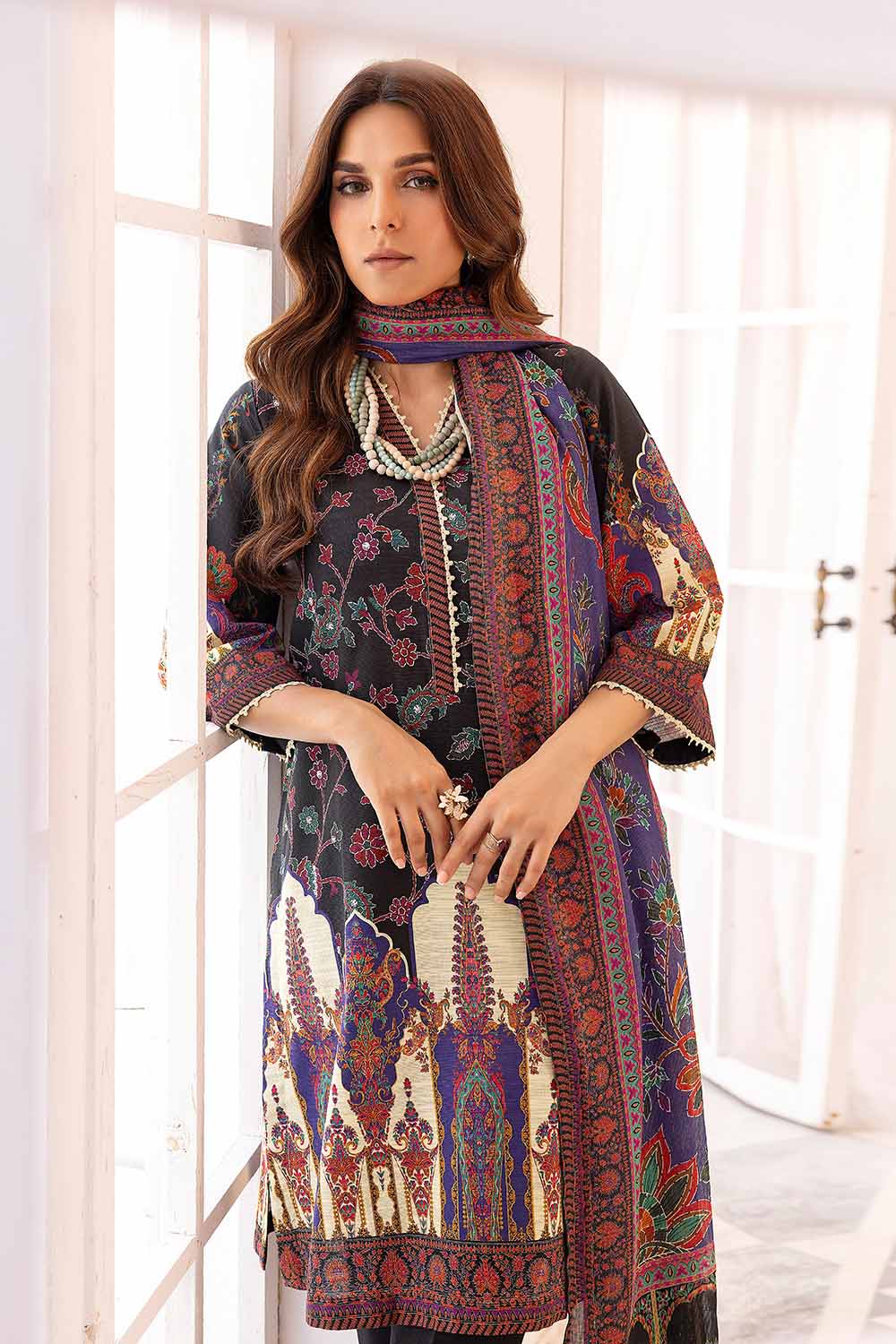 Unstitched Digital Printed Salwar Kameez Suit Gul Ahmed CN-32029