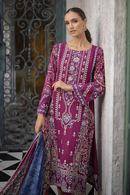 Unstitched Digital Twill Zari Shawl Salwar Kameez Suit Gul Ahmed AP-32013