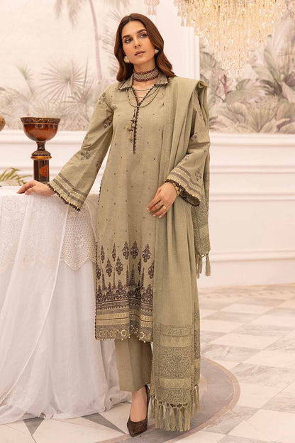Unstitched Embroidered Pashmina Salwar Kameez Suit Gul Ahmed AP-32090