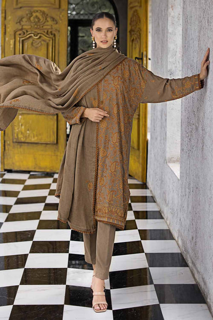 Unstitched Embroidered Pashmina Shawl Salwar Kameez Suit Gul Ahmed AP-32043