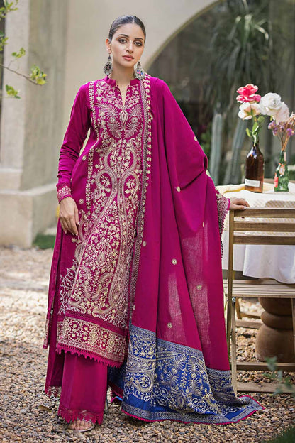Unstitched Embroidered Pashmina Shawl Salwar Kameez Suit Gul Ahmed AP-32059