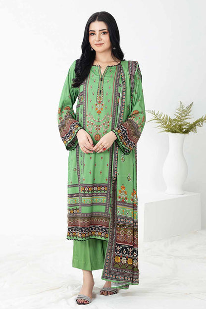 Unstitched Printed Cotail Salwar Kameez Suit Gul Ahmed WNS-32255 B