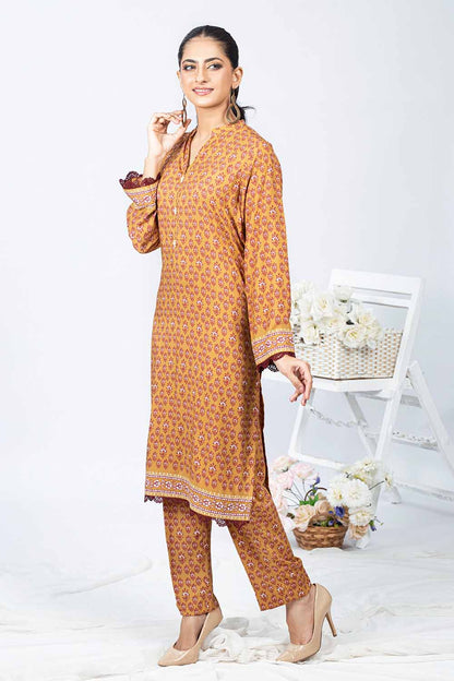 Unstitched Printed Linen Salwar Kameez Suit Gul Ahmed WNSS-32012