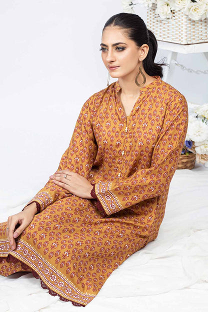 Unstitched Printed Linen Salwar Kameez Suit Gul Ahmed WNSS-32012