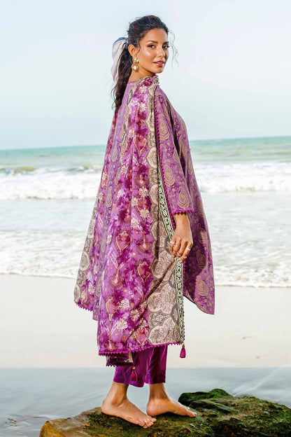Unstitched Printed Linen Suit Salwar Kameez Gul Ahmed LT-32021 A
