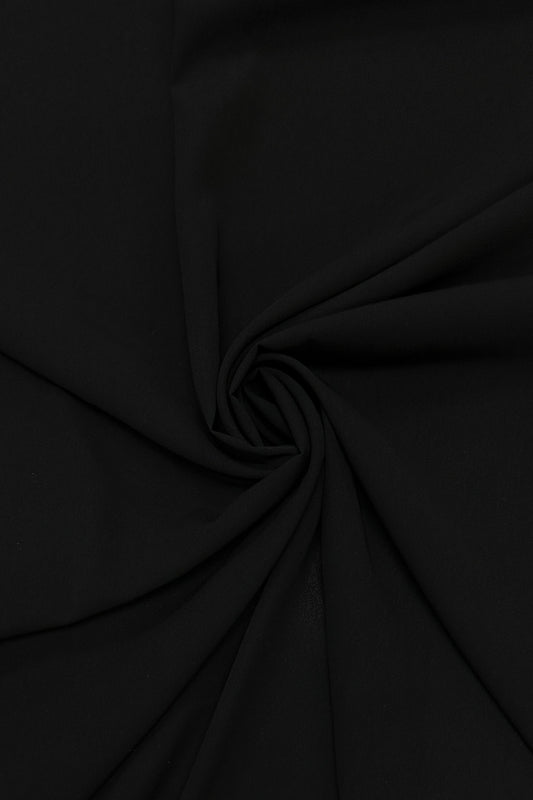 Black Abaya Fabric - 3.5 metres (£3/metre)